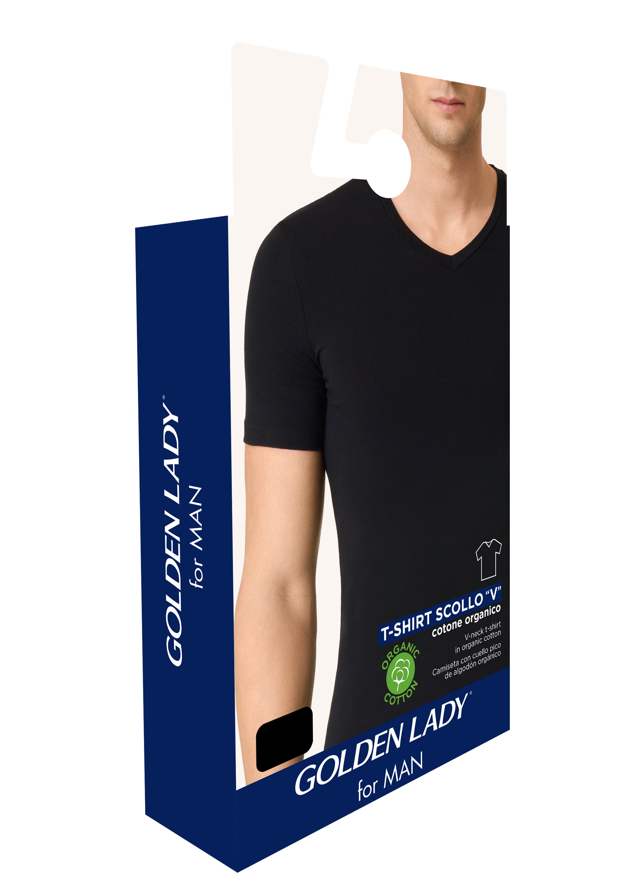 T-SHIRT SCOLLO A V UOMO