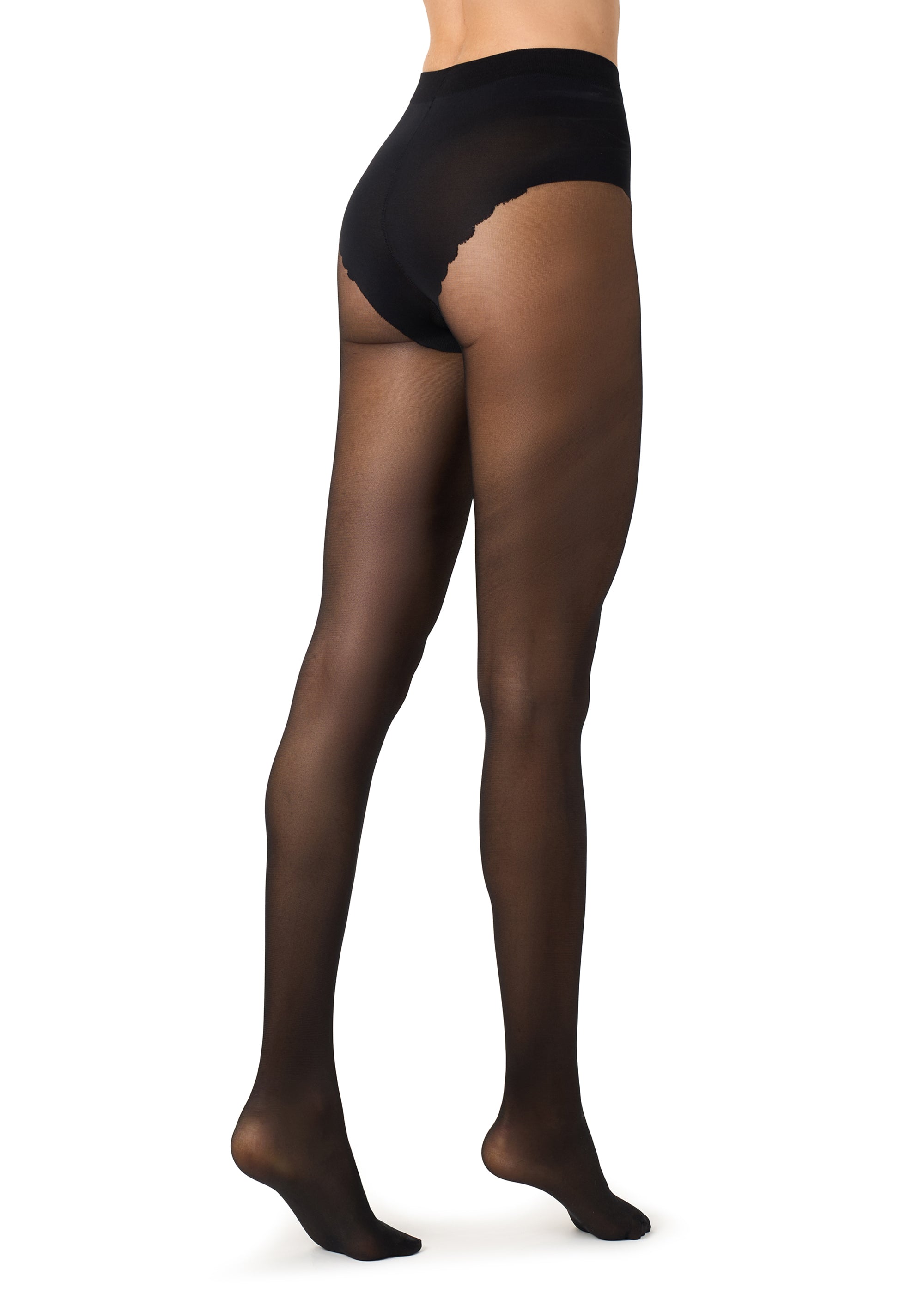 Collant Voile Noir JASMINA Yves Saint Laurent Culotte Dentelle Collant Voile Noir JASMINA Yves Saint Laurent Culotte Dentelle