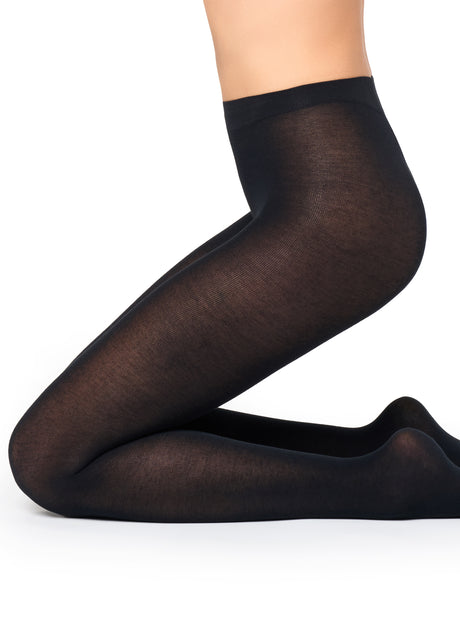 HANERDUN Collant Termici Donna Invernali - Fodera In Pile, Finto Traslucido, Vita Alta, Caldi E Morbidi, 220g E 300g