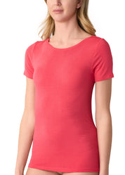 MAGLIA MANICA CORTA CON SETA SCOLLO BARCHETTA