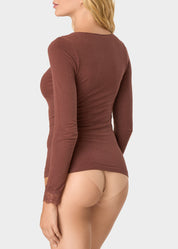 MAGLIA LIGHT CASHMERE SCOLLO "V" PIZZO