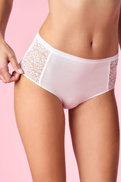 SLIP MIDI PIZZO COTONE