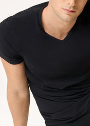 T-SHIRT SCOLLO A V UOMO